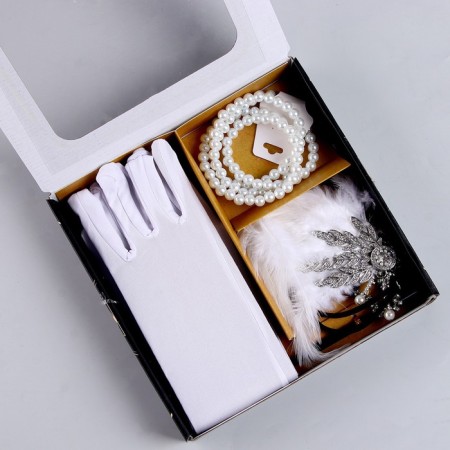 New Year's carnival set "Party", (bandage+beads+gloves+mouthpiece), for the New Year-7