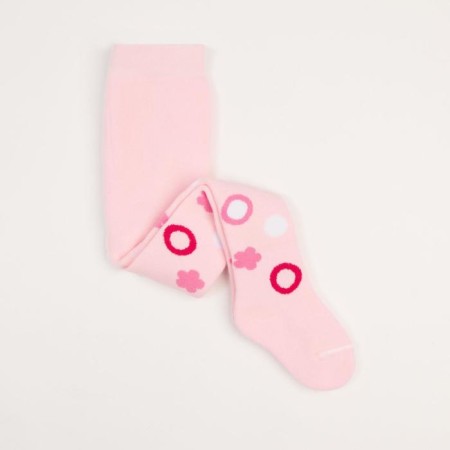 Pantyhose baby terry, light pink color, height 80-86 cm