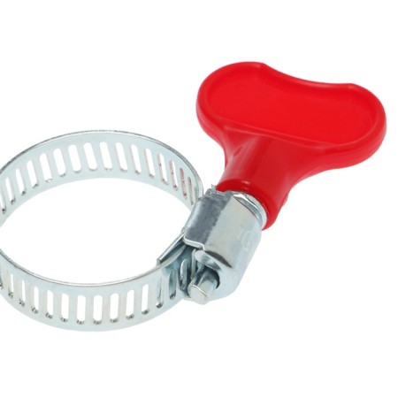 Clamp with the "lamb" Zein English, end-to-end carriage, diameter 16-25 mm, width 8 mm-5