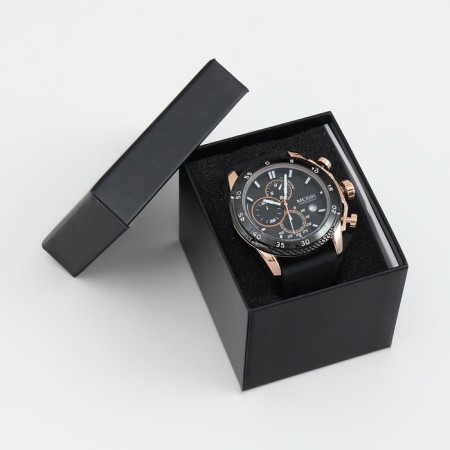 Men's watch, D-4.6 cm, with chronograph, 3 atm, luminous-3