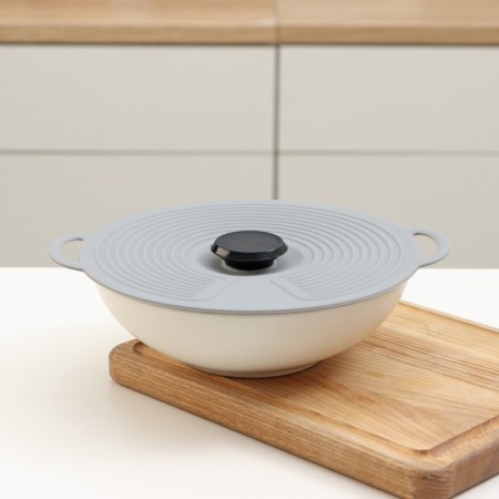 Universal share, silicone, d = 20 cm, gray color-2