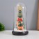 Lamp Sales "Christmas tree with a bow" 1.5W, LED, 3XAAA, black USB 11x11x21cm
