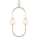 Sangamarmer suspension 120 mm, G9 56W