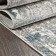 Rectangular carpet Kardlen Marmaris, size 77x150 cm, color Gry/Blue