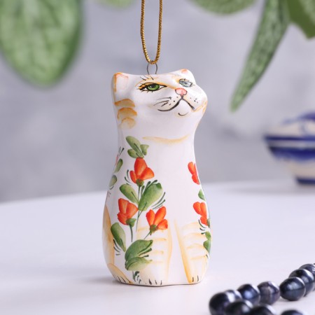 Сувенир "Котик", 8 см, майолика-1