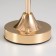 Table lamp sensory "Bianka" LED 10W AKB gold 15x15x33 cm