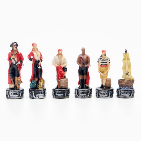 Chess Souvenir "Pirate Fight", h king-8 cm, pawns-6 cm, 36 x 36 cm-3
