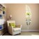 Interior stickers "Peryshko", mirror, decor on the wall, panel 73 x 18 cm, 6 email