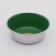 The bowl is weighted color, with a silicone base, 300 ml, green