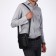 Male bag, black color