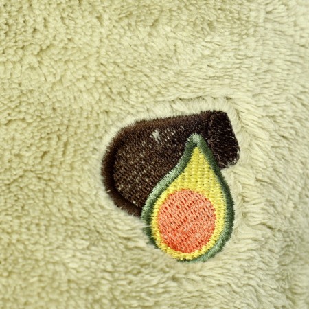 Avocado sweater, velor, size L (DS 35, Osh 30, OG 45 cm), green-4