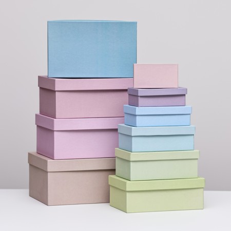 A set of boxes 10 in 1 "only for you", 30 x 19 x 13 - 12 x 6.5 x 4 cm, mix,-1