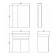 Mirror Comfort Comfort Casserves 60 for the bathroom, sonom's oak color