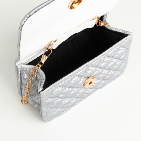 Bag's bag with lightning, silver color-2