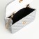 Bag's bag with lightning, silver color