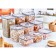 Emhouse storage container, with a lid and silicone seal, square, 2 l