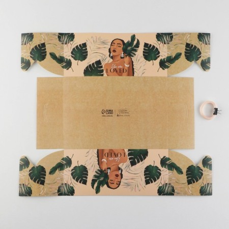 Capcake box, confectionery packaging, 6 cells, “wild”, 23 x 16 x 10 cm-3