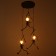 Lamp Bayerlux 1949/3r E27 40W Black 30x30x40-140 cm