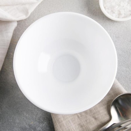 Glass -ceramic bowl Trianon, 460 ml, d = 13 cm, white color-2
