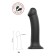 Belt strap-on on suction cup Strap-on-me, silicone, black color, 20 cm