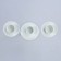 Climber "Trio" metal for 3 candles, 17x18 cm, white