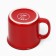 New Year's ceramic "garland" mug, 450 ml, white color