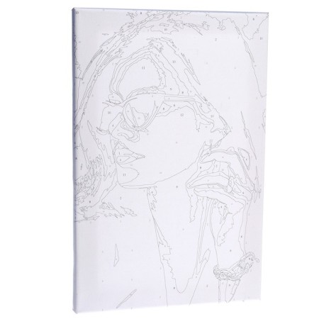 Picture on numbers on canvas with a subframe "Style", 20x30 cm-1
