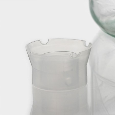 Glass bank with a water plant, 26 liters-4