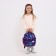 Baby backpack on lightning, 3 outer pockets, purple color