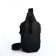 Slung bag youth from textiles, black color