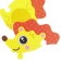 Soft puzzle for kids "Hedgehog on a walk", 3 details, crush me