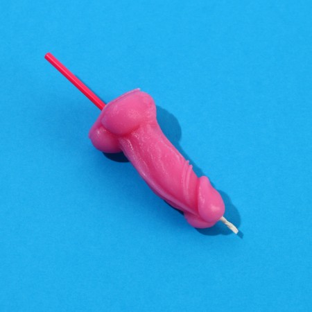 Candle in the cake 18+, pink, 2 x 4.5 cm-4