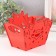 Basket-chip "Dragon Muzzle" red 18x12x14.5 cm (set of 5 parts)