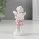 Polystone souvenir "Snowty angel in color toga with a star" 7.2x3.5x2.8 cm