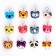 Square “Animals” on a key fabric, species mix