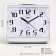 Alarm clock "Classic", discrete move, 14.3 x 6.5 x 13.2 cm, silver