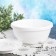 Pot with a pallet 2.7 l, d = 23, h = 11.5 "Marseille", white color