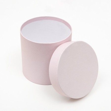 Set of round boxes 5 in 1 "quartz" 23 x 23 x 25 - 15 x 15 cm 15 cm-5