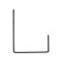 Holder wall, universal, 200x160x80x20, black color