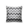 Decorative pillowcase "Business zigzag", on a zipper, size 45x45 cm