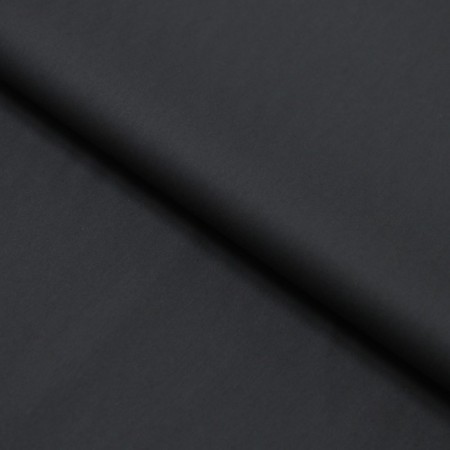 Fabric shirt, smooth -colored cotton, width 150 cm, black color-2