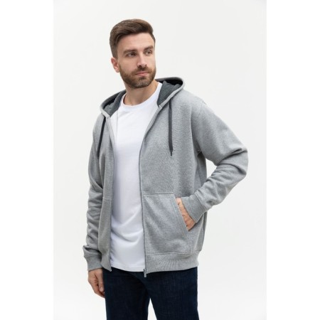 Male sweatshirt, size 44, color gray melange-8