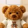 Soft toy "Bear", in a jacket, 50 cm, brown color