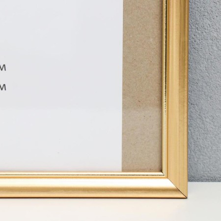 Photo frame plastic 35x50 cm, gold (plastic screen)-1