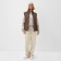 Women's vest at the lightning collorista, coffee color, river 42