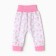 Children's sliders "Antoshka", white color/bunnies, height 62