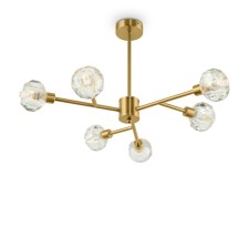 Caustra Freya Fr5114PL-06BZ GRACE, 645x645x338 mm, G9, 6x40W, brass color