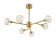 Caustra Freya Fr5114PL-06BZ GRACE, 645x645x338 mm, G9, 6x40W, brass color