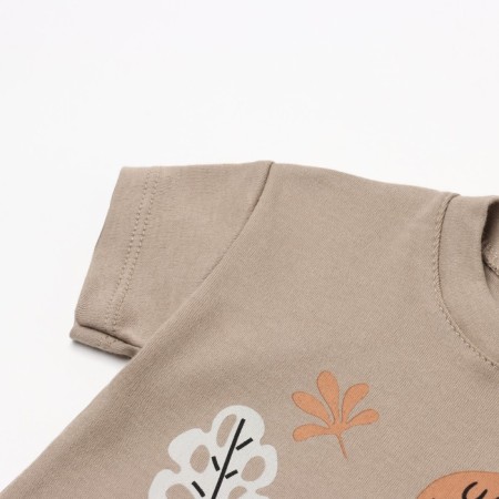 T-shirt Troshka I'm "Dragosh", height 74-80 cm, beige-2