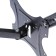 Kronstein Luazon Kron-58, for TV, inclined-horned, 14-55 ", 40-380 mm from the wall, black